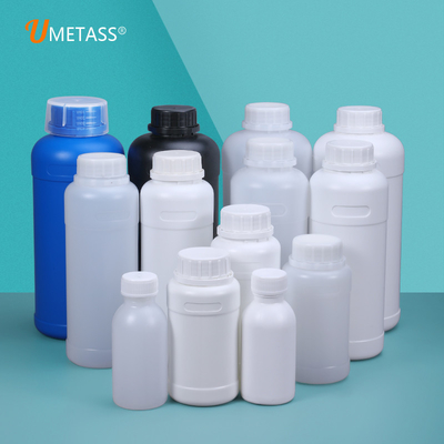 HDPE Tipo de plástico 100ml 250ml 500ml 1000ml Liquid Fertilizer Reagente Químico garrafa