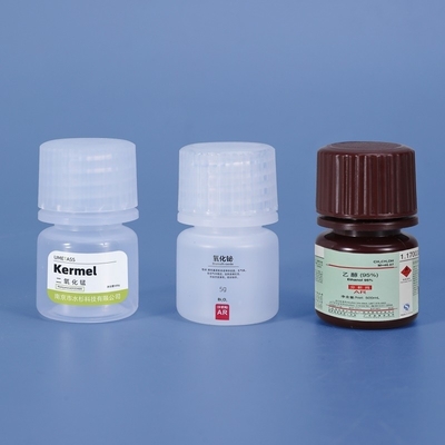 5 ml a 1 L de capacidade PP/HDPE frasco de boca larga para esterilização de laboratório resistente a produtos químicos