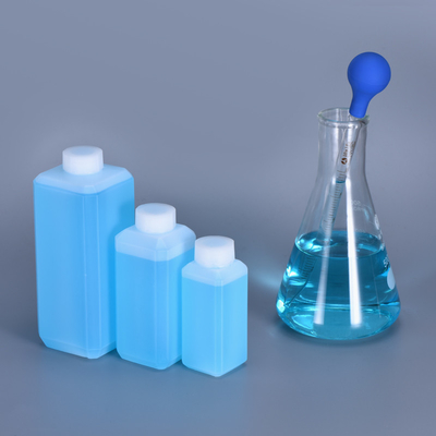 Flascas vazias quadradas anticorrosivas 20 ml recipiente de plástico HDPE para embalagens reutilizáveis