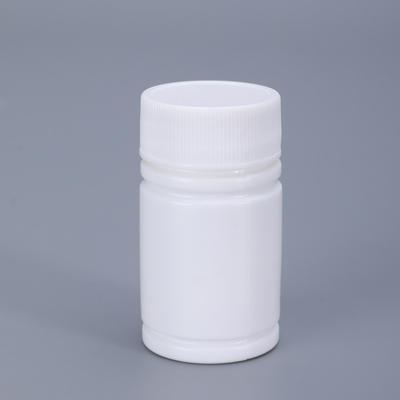 Garrafa redonda de HDPE 20 ml Pílula plástica vazia Cápsula Medicina Contenedor de suplemento vitamínico