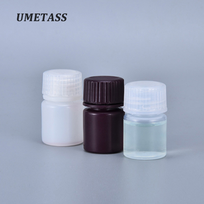 Produtos químicos industriais 100 ml 250 ml garrafas de plástico HDPE boca larga para laboratório