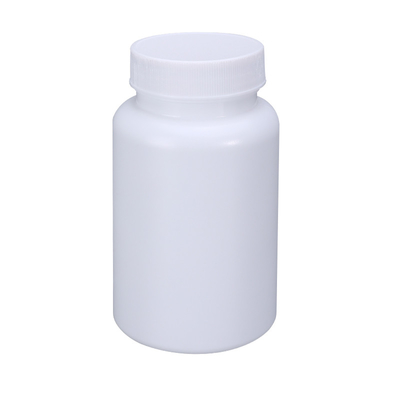 100 ml garrafas redondas de plástico para embalagem de pílulas medicinais pode personalizar logotipo tampa parafuso