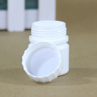 Botão compacto e durável de 30 ml para armazenamento de pílulas em plástico HDPE
