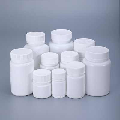 20 ml a 170 ml de garrafas de plástico redondas e brancas à prova de crianças para embalagens de medicamentos
