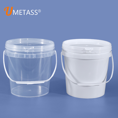 Grade de alimentos matérias-primas PP elevador de balde de plástico personalizado para balde 3L claro