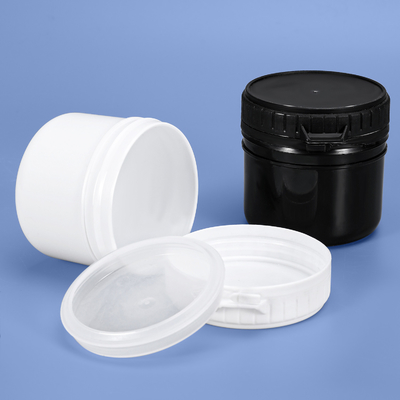 recipiente de plástico de 200 ml de capacidade com tampa interna