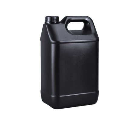 Balde de plástico preto de 4L para solução de embalagem de líquido químico feito de 100% de material