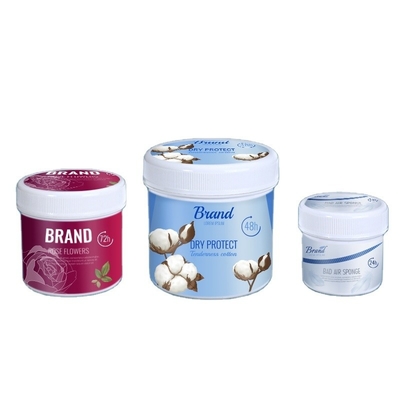 1L frasco de parafuso de plástico redondo para detergente de roupa embalagem de pó 100% material virgem
