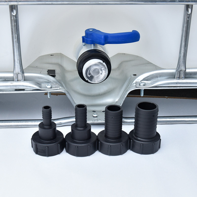 Conector rápido de plástico de cabeça hexagonal para tanque IBC 2 polegadas de ligação de tomada feminina