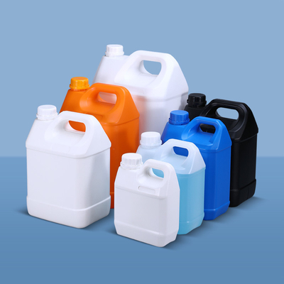 Garrafas transparentes de 5L de HDPE Tambor de óleo Jerry Can Recipiente de água de plástico de qualidade alimentar Vazio