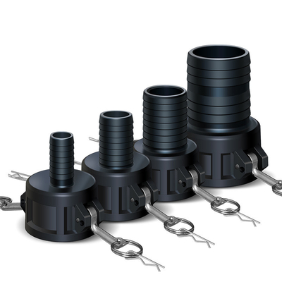 UMETASS 2 polegadas Camlock acoplamento rápido para IBC Container Adaptador Técnica de injeção