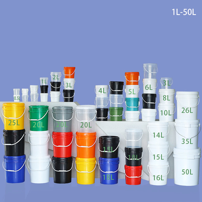 5 galões de plástico balde de pintura baldes com tampas manusear barril de água plástico para pintura