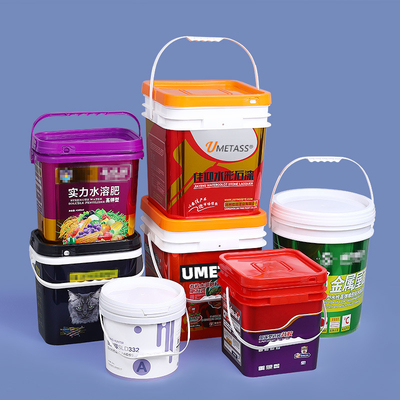 100% de material 7 galões 35 litros de plástico biodegradável balde tambor de balde com tampa
