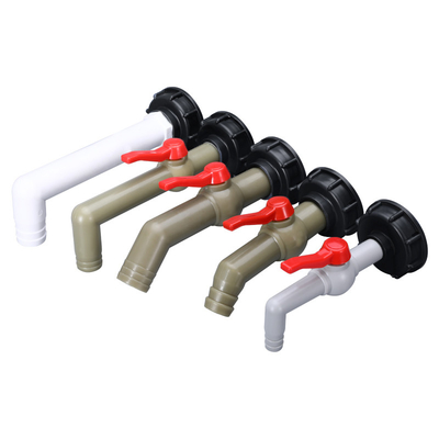 IBC Acessórios de válvulas para tanques de água em PE Tipo de plástico para conectores de irrigação de jardim