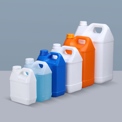 Logotipo personalizado HDPE quadrado de plástico Jerry Can tambor para produtos químicos de vários tamanhos recipiente