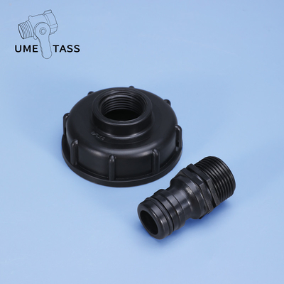Conexão em espiral Adaptador de tanque IBC usado no UMETASS S60x6 Filamento grosseiro 3/4 polegadas Tap Cap