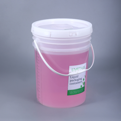 Armazenamento de alimentos com UMETASS 5 galões de plástico transparente Bucket Printing Silk Screen Printing