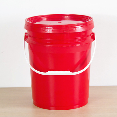 Embalagem recipiente 1-50L Capacidade logotipo personalizado plástico balde redondo balde para alimentos