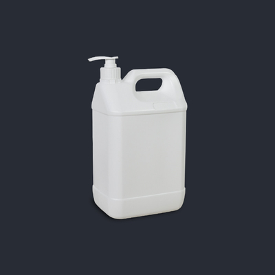 100% Material Plástico 4L HDPE Branco Claros Jerry pode garrafa com bomba e plástico