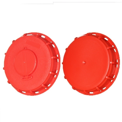 Injeção de HDPE UMETASS IBC Tanque de água Vermelho 6 polegadas fechamento de tampa de contato ventilado