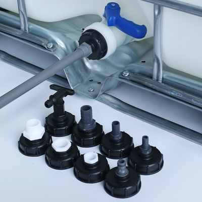 Válvula de plástico para IBC tanque conector S60 * 6 1/2 