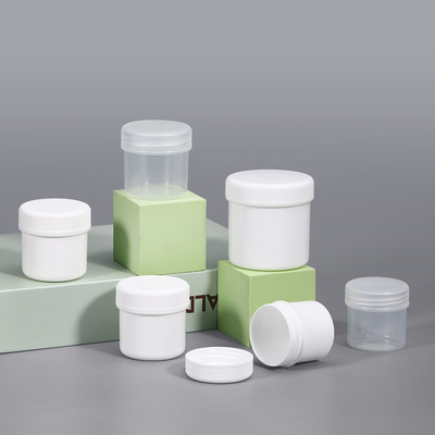 HDPE PP recipiente de frasco de plástico vazio para biscoitos recipiente de armazenamento de alimentos boca larga 500 ml