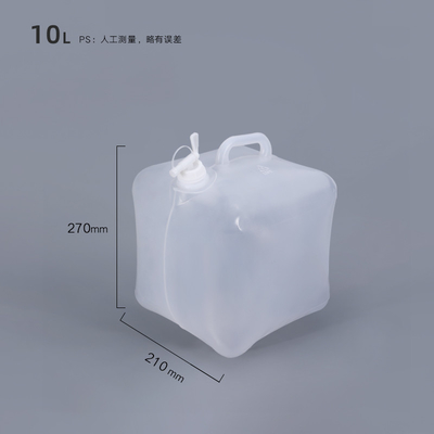 10L 20L 25L LDPE portátil de água dobrável Jerry Can com alça e torneira