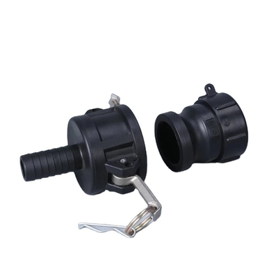 Adaptador de tanque de IBC de polipropileno A200 Conector de válvula de pacote de combinação de camlock de plástico