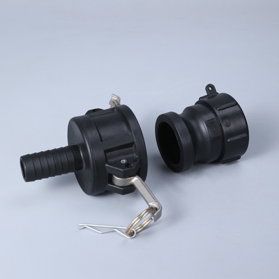 1 polegada 1,5 2 polegadas conector rápido de plástico camlock para IBC adaptador de ajuste de válvula de tanque