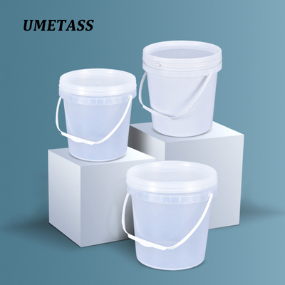 UMETASS 3 litros recipiente de balde de plástico com alça e tampa O parceiro de pintura perfeito