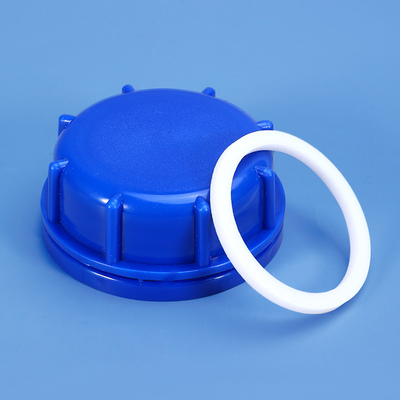 2022 tampa de plástico 53mm tampa de parafuso azul para 5L Jerry pode customizado logotipo aceitável