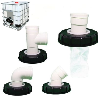 Amostra de personalização IBC Tanque Elbows Tubos e peças de encaixe de encanamento 24,5cm
