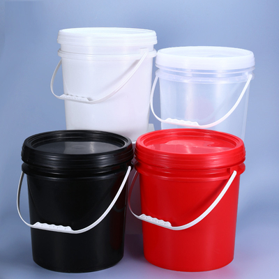 2.5 galões 10L baldes de tinta de plástico para armazenamento recipiente de qualidade alimentar impressão de logotipo personalizado