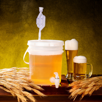 5L 10L 20L balde de fermentação translúcido para transformação doméstica tipos de cerveja