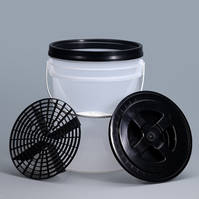 5gallon PP Car Detail Lavar baldes Kit Coletor de poeira Filtro Grade