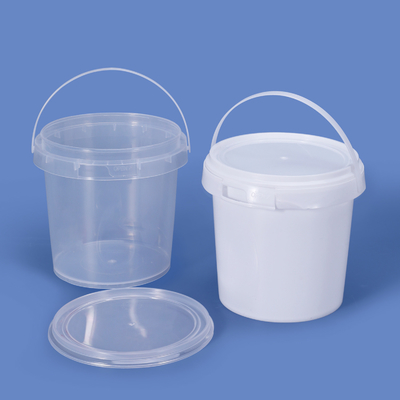 Conjunto de embalagem de plástico transparente multifuncional 3L com tampa e fita de vedação