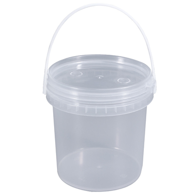 750 ml Botão redondo de plástico reutilizável de PP branco/claro para iogurte Parfait da UMETASS