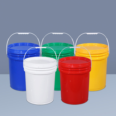 20L Capacidade de pintura à prova d'água Construção de baldes de revestimento com tampa e logotipo personalizado