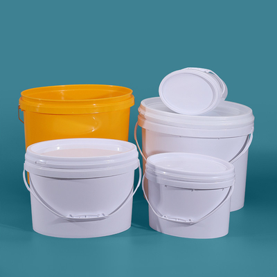 OEM Impressão a cores 6L-19L Oval PP plástico balde tambor baldes recipiente com suporte