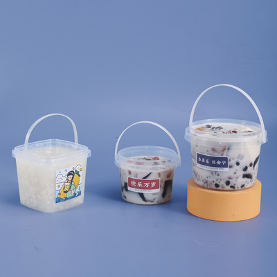 Amostra Fornecida Em Balde de Plástico Armazenamento 280ml 500ml 1000ml Classe Alimentar Cor Personalizada