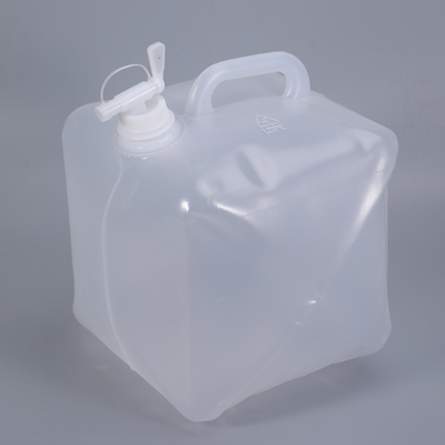 Container de água portátil de forma quadrada para acampamento dobrável e ecológico