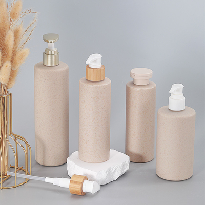 Embalagem personalizada de Loção Corporal de Palha de Trigo Biodegradável Vazia, Gel de Chuveiro, Shampoo e Limpeza