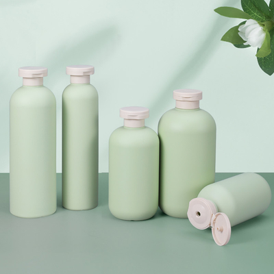 200 ml 260 ml 300 ml 400 ml 500 ml frasco de loção de plástico HDPE com tampa flip para shampoo