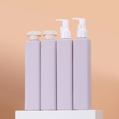 Botas de xampu e condicionador de plástico de 250 ml Toiletries à prova de vazamento Cuidados da pele