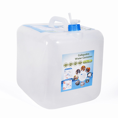 Manivela de comprimento de mão 5L 10L 15L 20L LDPE dobrável dobrável Jerry Can para recipiente de armazenamento de água