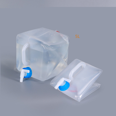 Logotipo personalizado recipiente de armazenamento de água dobrável 5L 10L 20L plástico Jerry Can