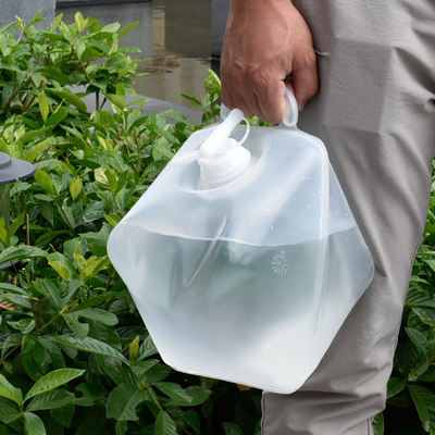 10 litros Jerry Can com contêiner de alça dobrável para armazenamento de jarros de água ao ar livre