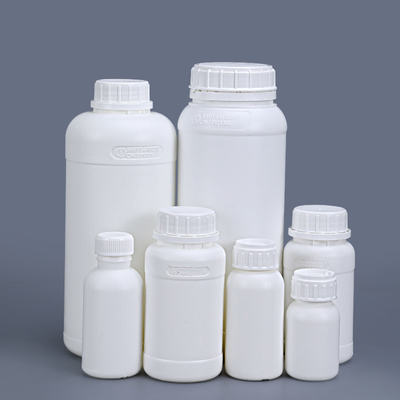 Garrafa de plástico HDPE fluorado de 50 ml