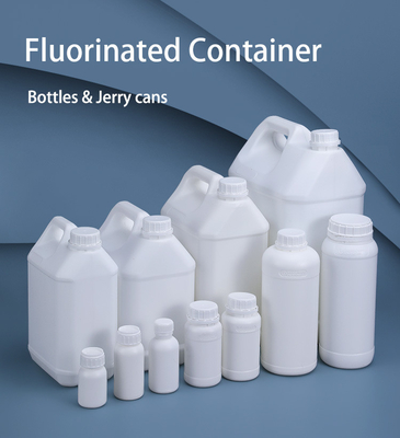 100 ml de frasco de plástico fluorado em HDPE