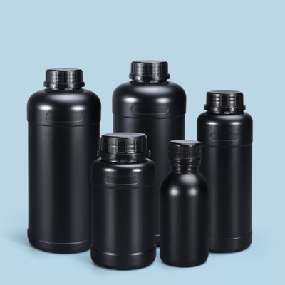 Garrafa química de plástico HDPE à prova de vazamento com tampa à prova de explosão Garrafa resistente a produtos químicos durável e prática